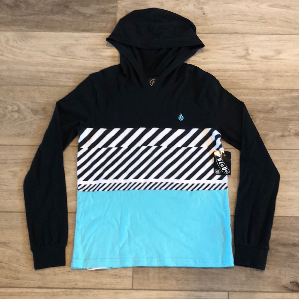 Volcom Boy’s Hooded Long Sleeve Shirt